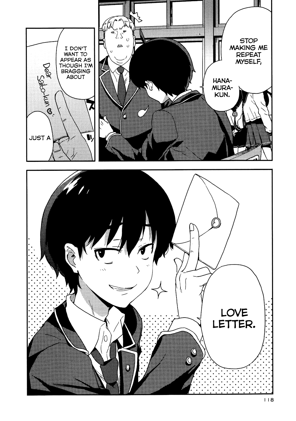Saito-kun wa Chounouryokusha Rashii Chapter 5 page 2 - Chapter 5: Th-This Isn't a Confession of Love or Anything like That!