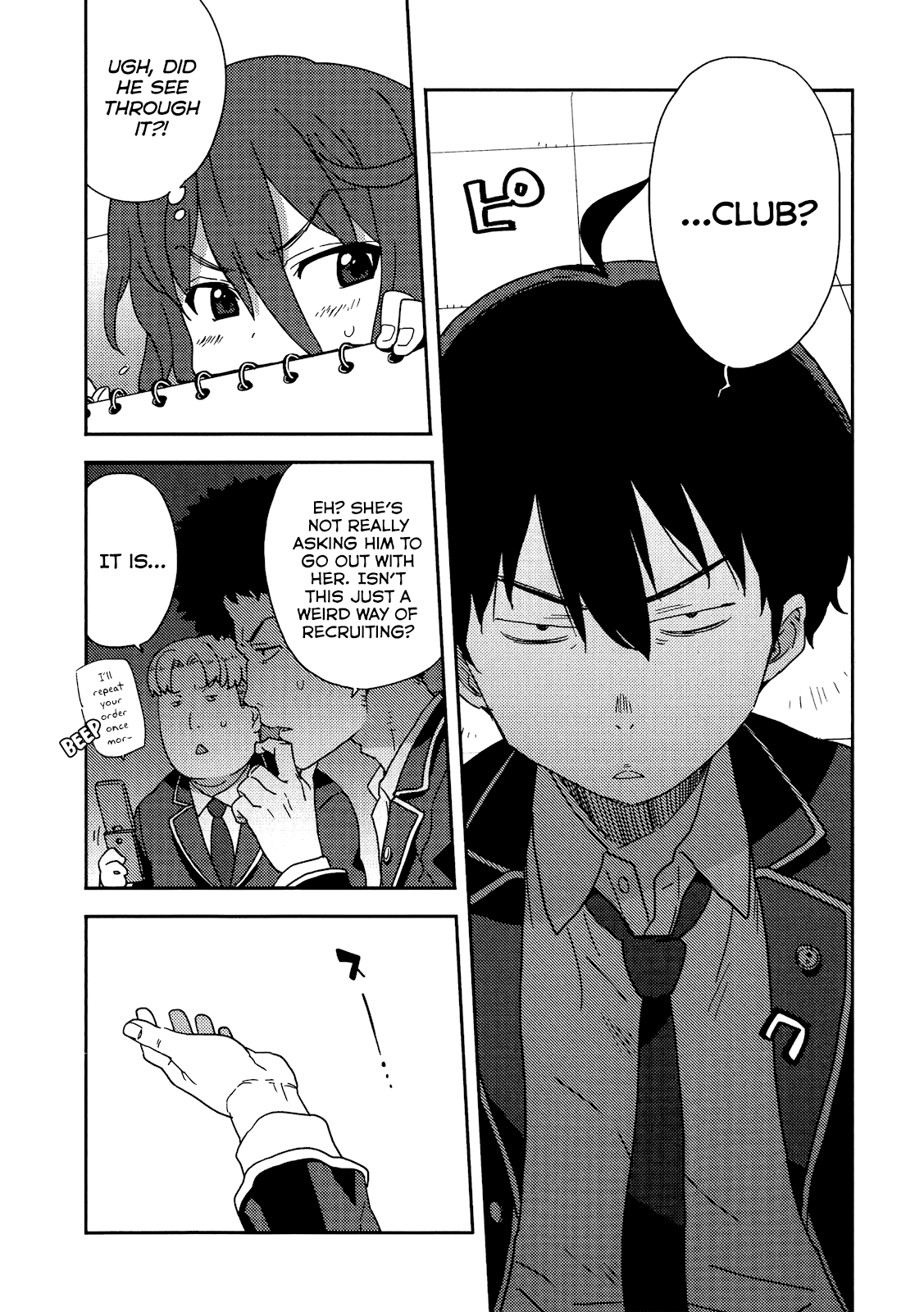 Saito-kun wa Chounouryokusha Rashii Chapter 5 page 22 - Chapter 5: Th-This Isn't a Confession of Love or Anything like That!