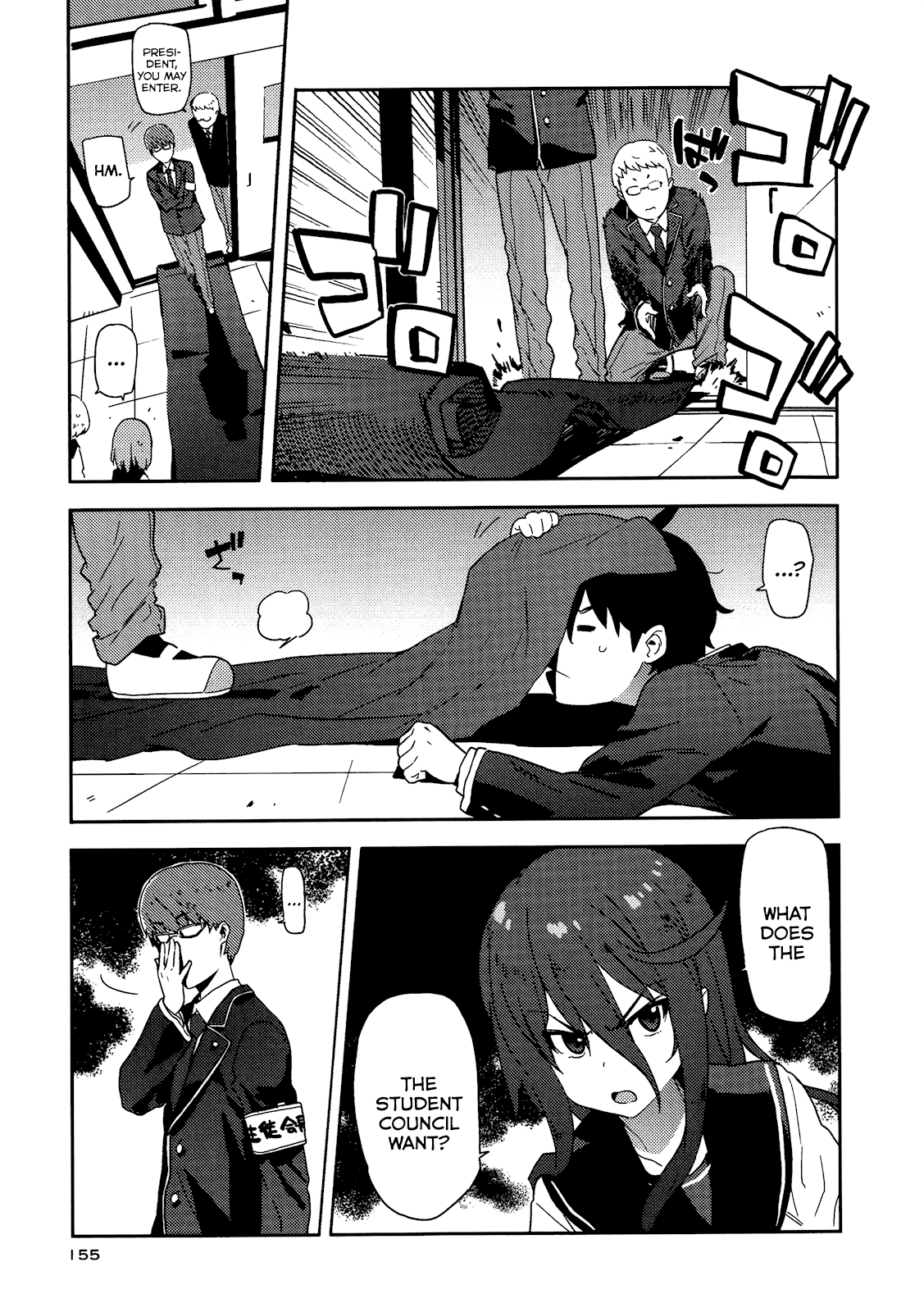 Saito-kun wa Chounouryokusha Rashii Chapter 6 page 13 - Chapter 6: Here Comes The Four-Eyed President! Part 1