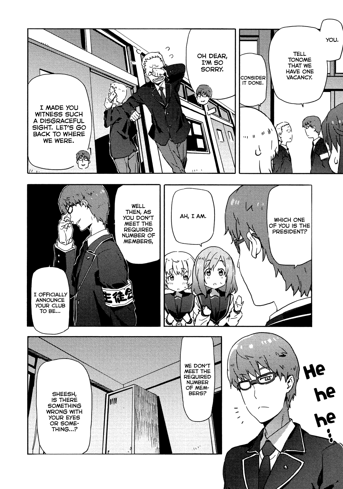 Saito-kun wa Chounouryokusha Rashii Chapter 7 page 11 - Chapter 7: Here Comes The Four-Eyed President! Part 2