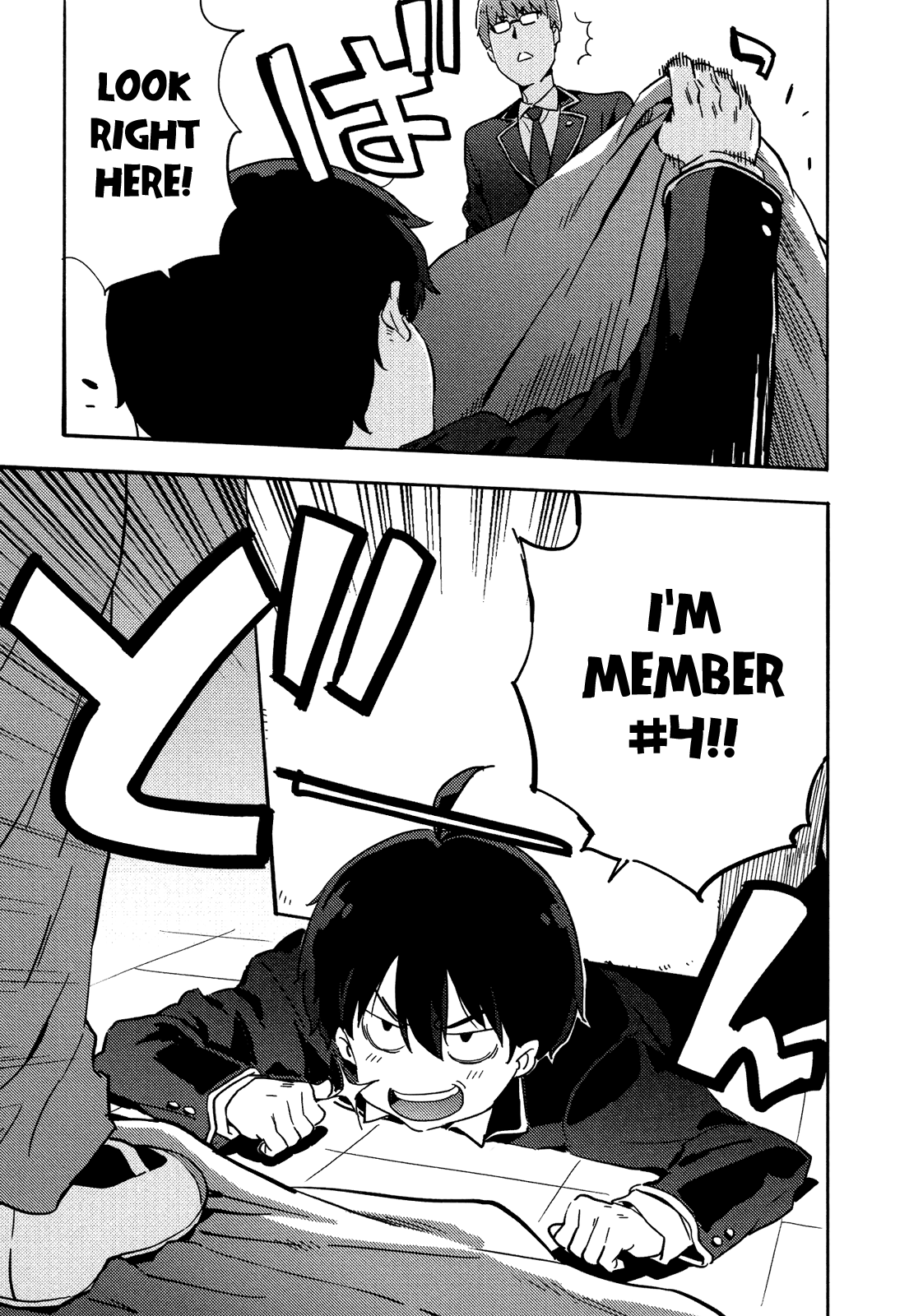 Saito-kun wa Chounouryokusha Rashii Chapter 7 page 12 - Chapter 7: Here Comes The Four-Eyed President! Part 2