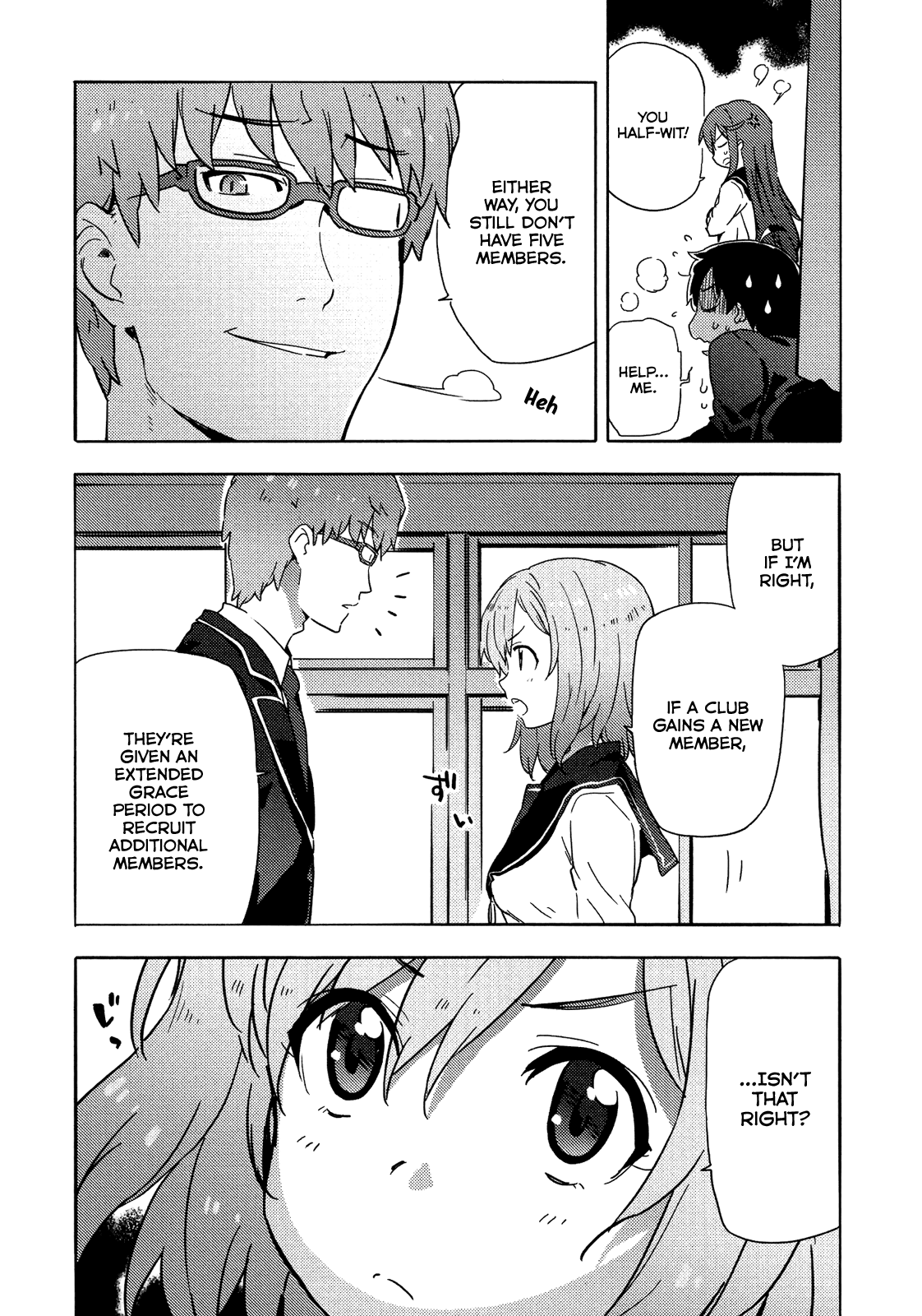 Saito-kun wa Chounouryokusha Rashii Chapter 7 page 14 - Chapter 7: Here Comes The Four-Eyed President! Part 2