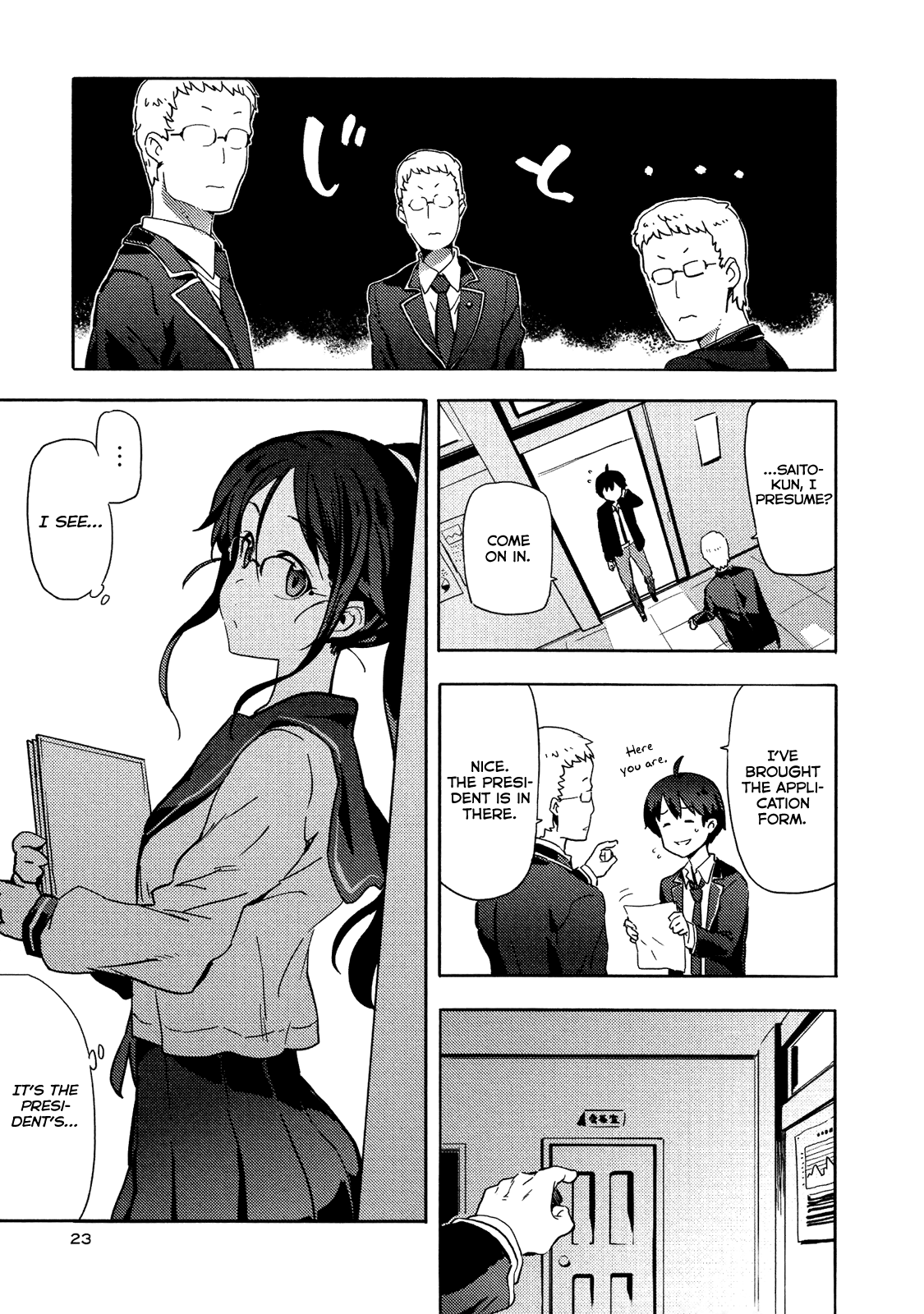 Saito-kun wa Chounouryokusha Rashii Chapter 7 page 26 - Chapter 7: Here Comes The Four-Eyed President! Part 2