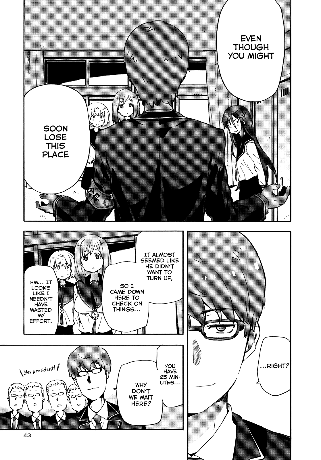 Saito-kun wa Chounouryokusha Rashii Chapter 8 page 15 - Chapter 8: Here Comes The Four-Eyed President! Part 3