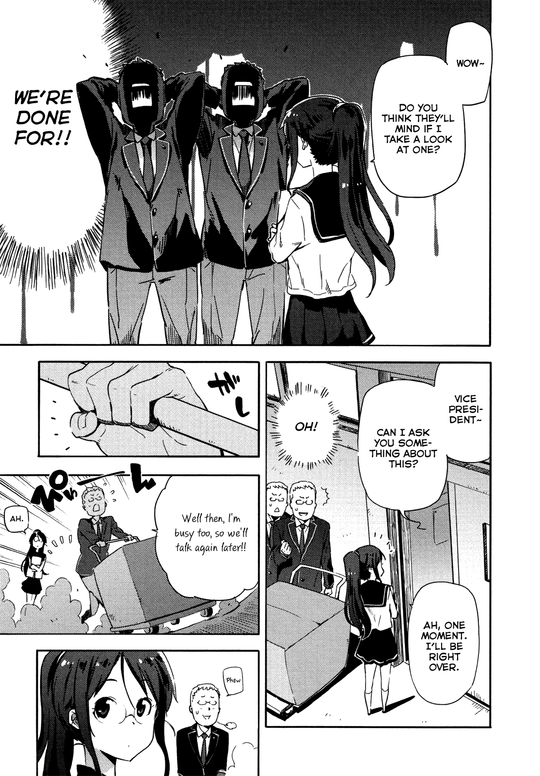 Saito-kun wa Chounouryokusha Rashii Chapter 8 page 5 - Chapter 8: Here Comes The Four-Eyed President! Part 3