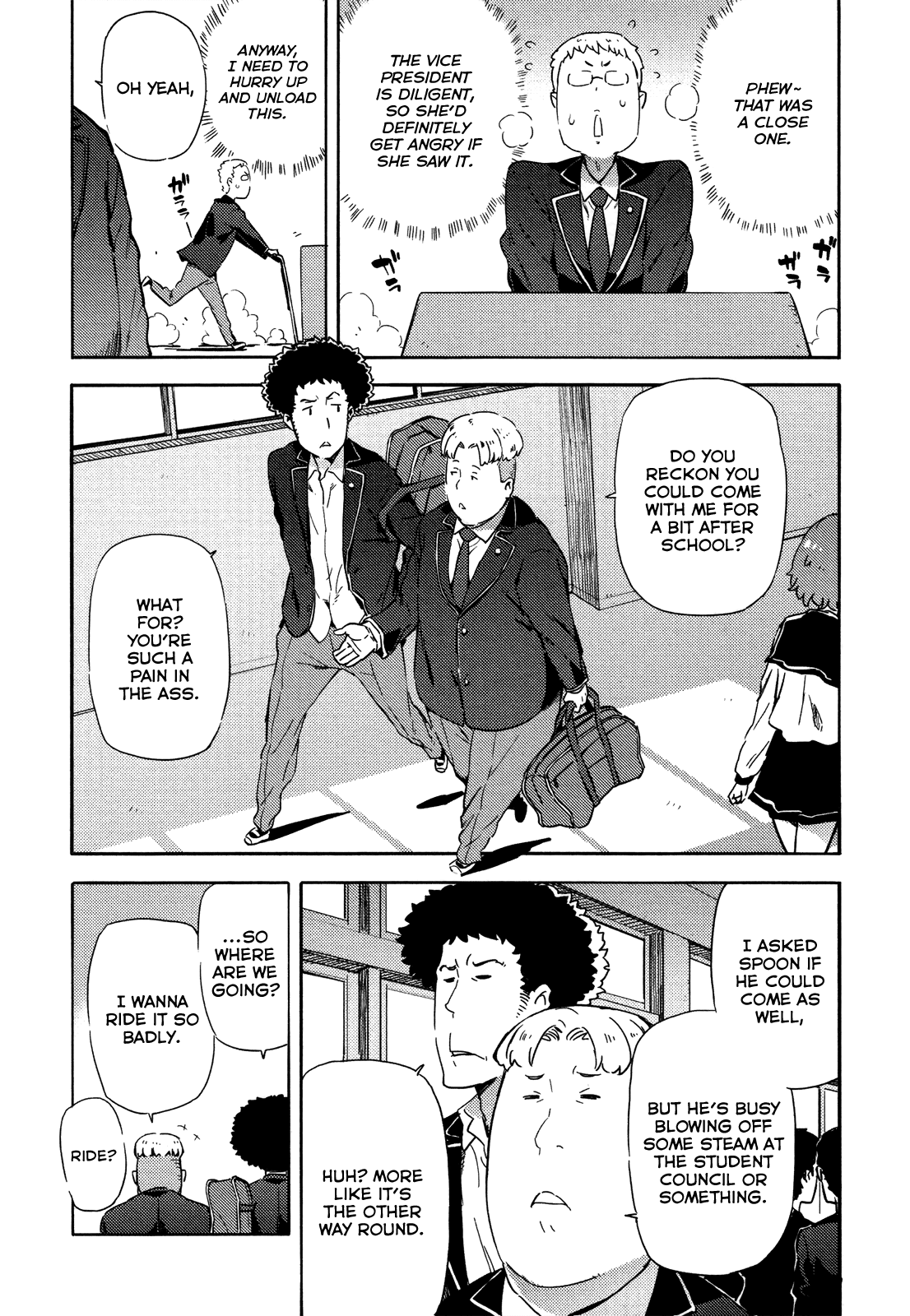 Saito-kun wa Chounouryokusha Rashii Chapter 8 page 6 - Chapter 8: Here Comes The Four-Eyed President! Part 3