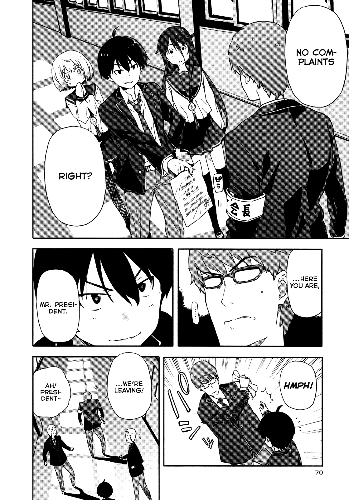 Saito-kun wa Chounouryokusha Rashii Chapter 9 page 16 - Chapter 9: Here Comes The Four-Eyed President! Part 4