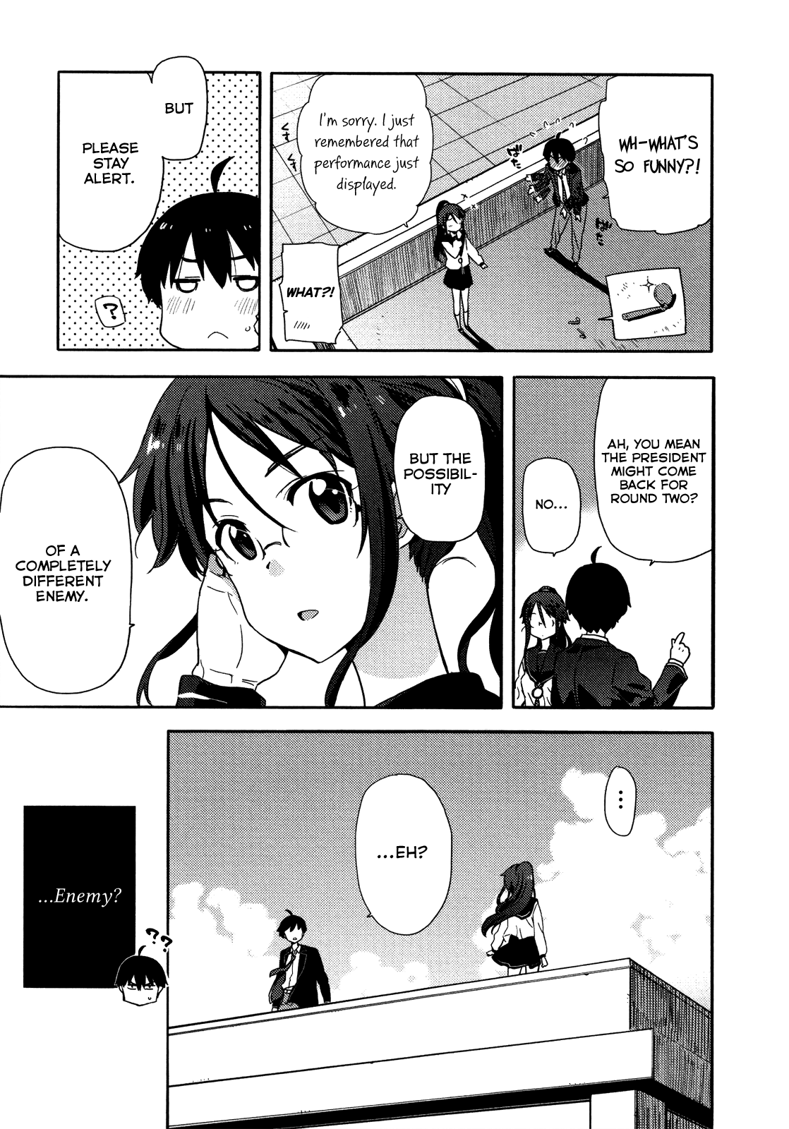 Saito-kun wa Chounouryokusha Rashii Chapter 9 page 19 - Chapter 9: Here Comes The Four-Eyed President! Part 4