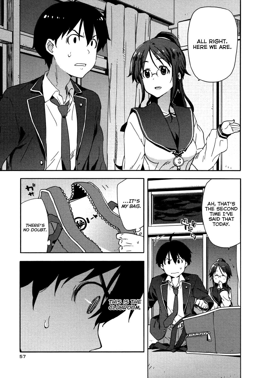 Saito-kun wa Chounouryokusha Rashii Chapter 9 page 3 - Chapter 9: Here Comes The Four-Eyed President! Part 4