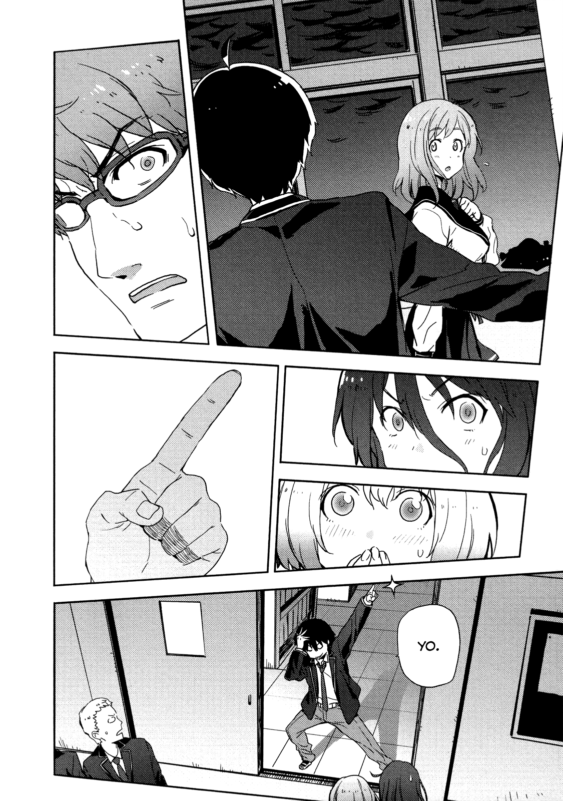 Saito-kun wa Chounouryokusha Rashii Chapter 9 page 8 - Chapter 9: Here Comes The Four-Eyed President! Part 4