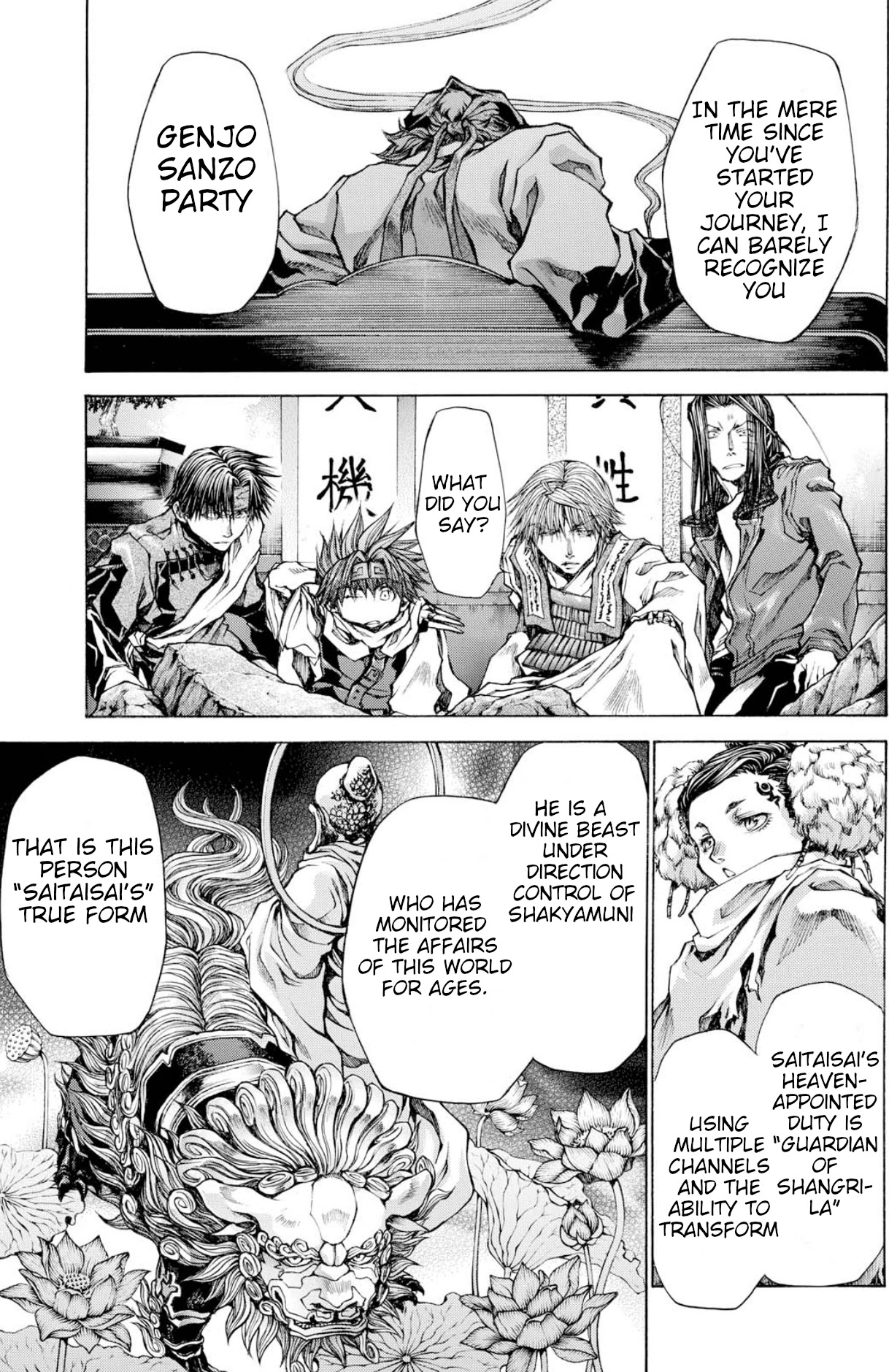 Saiyuki Reload Blast Chapter 22 page 36 - Chapter 22