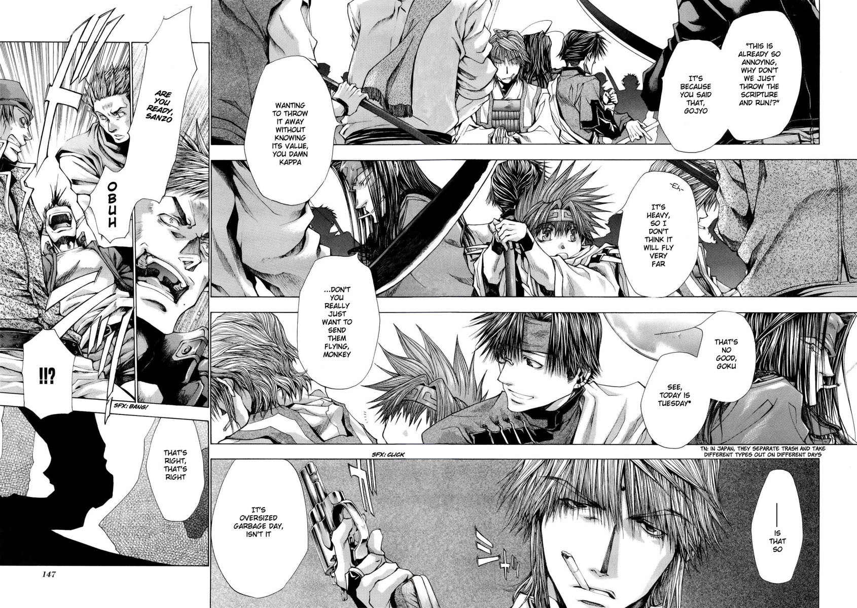 Saiyuki Reload Blast Chapter 4 page 6 - Chapter 4: Shot 4.1