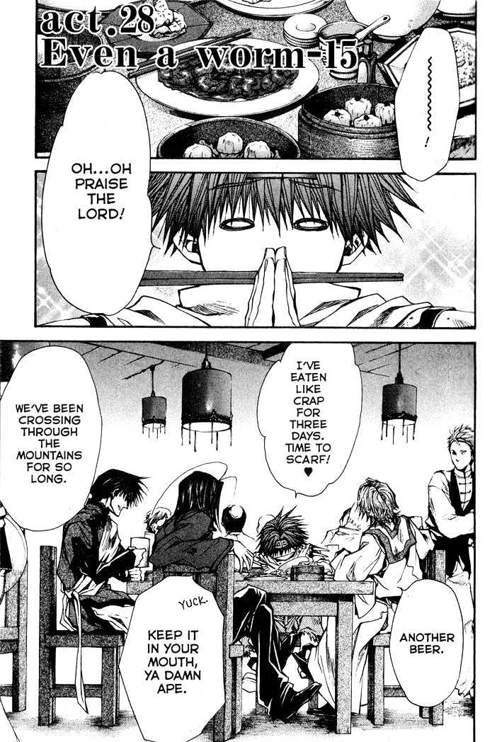 Saiyuki Reload Chapter 28 page 1 - Chapter 28 : Even A Worm [15]