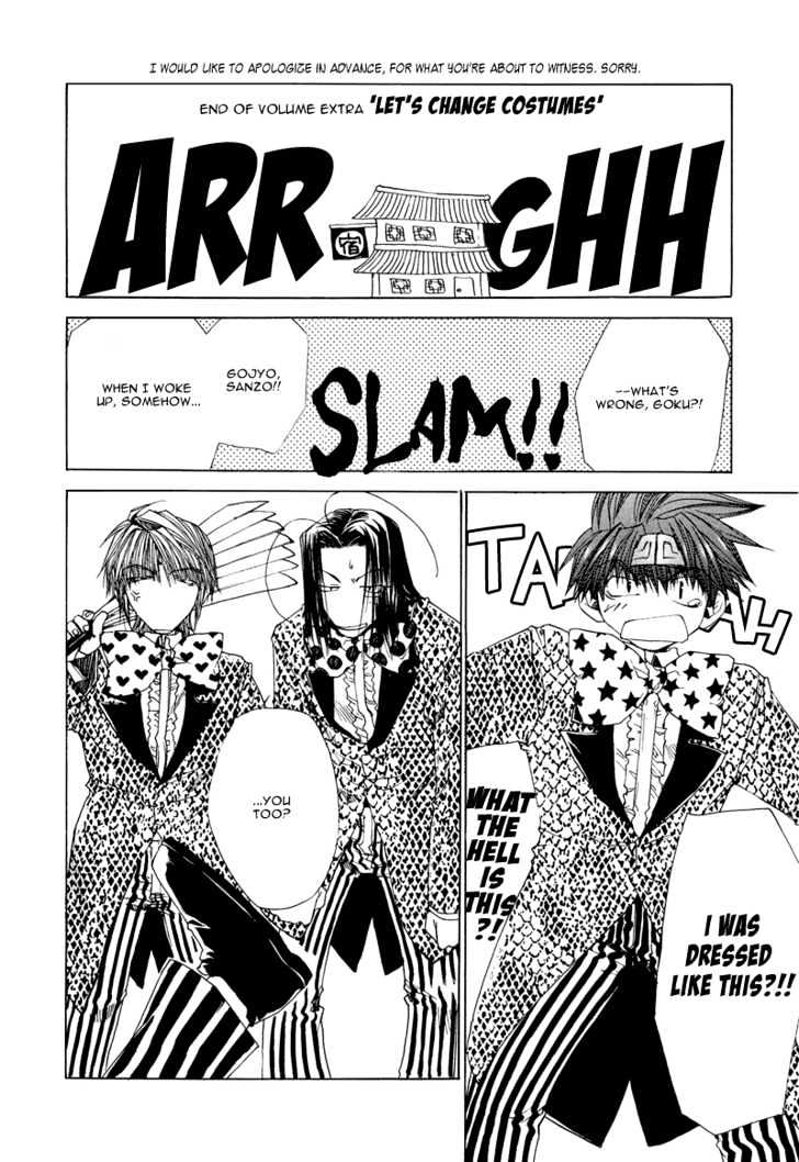 Saiyuki Reload Chapter 4.1 page 1 - Chapter 4.1 : Extra: Let's Change Costume