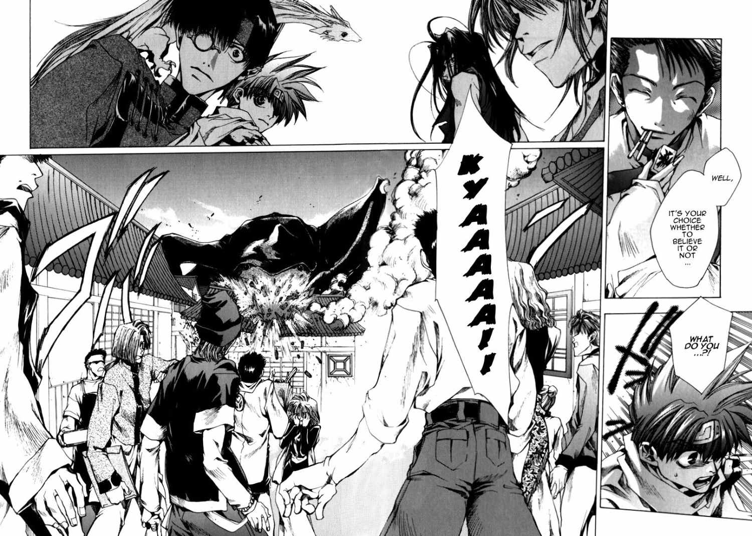 Saiyuki Chapter 15 page 15 - Chapter 15: Drop a bomb