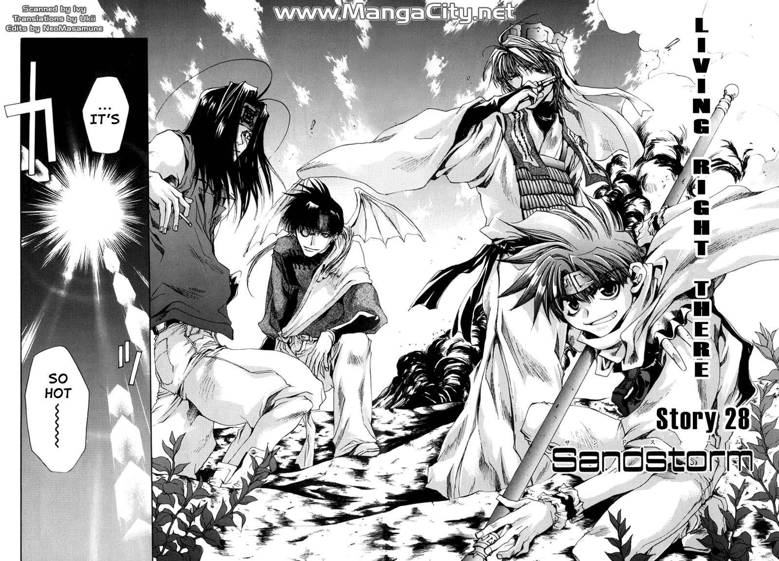 Saiyuki Chapter 28 page 2 - Chapter 28: Sandstorm