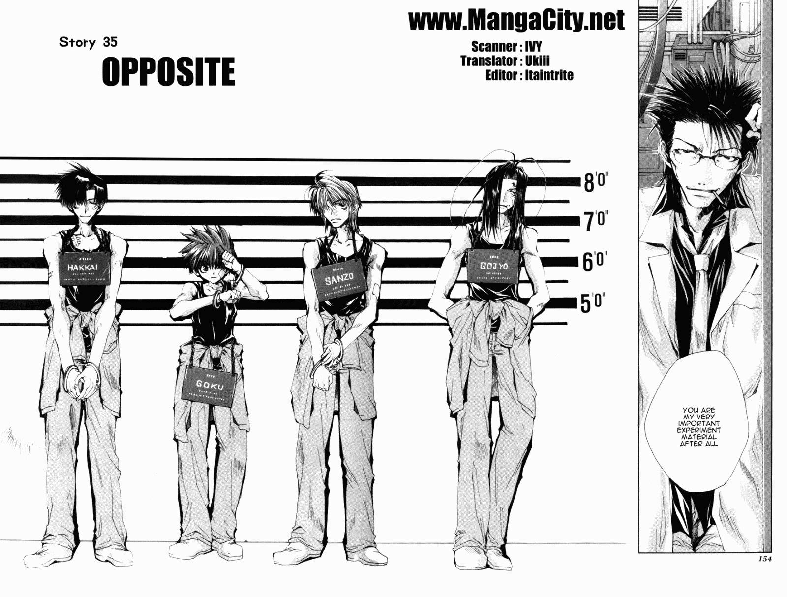 Saiyuki Chapter 35 page 2 - Chapter 35: Opposite