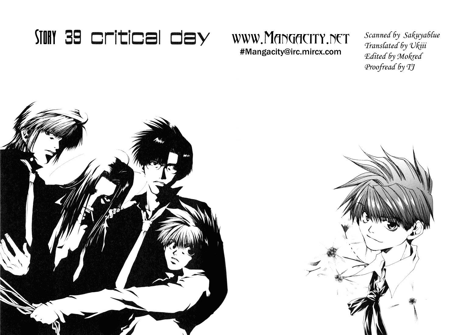 Saiyuki Chapter 39 page 1 - Chapter 39: Critical Day