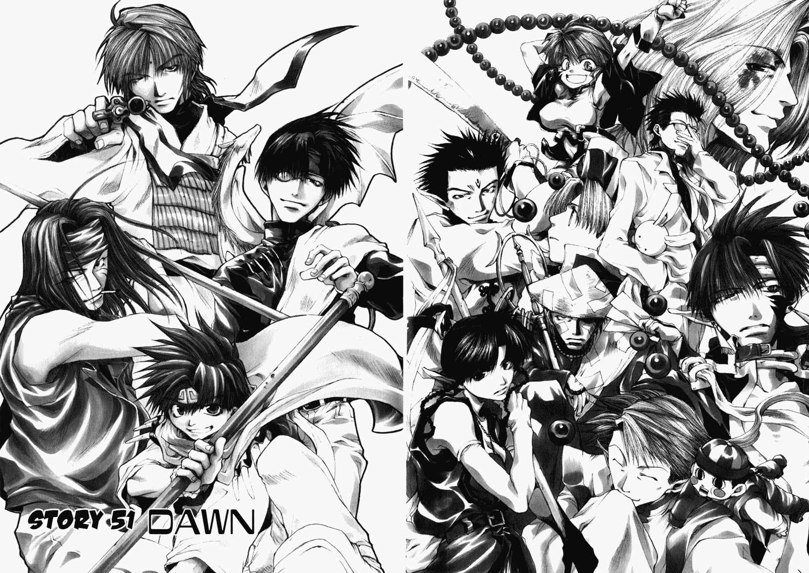 Saiyuki Chapter 51 page 2 - Chapter 51: Dawn