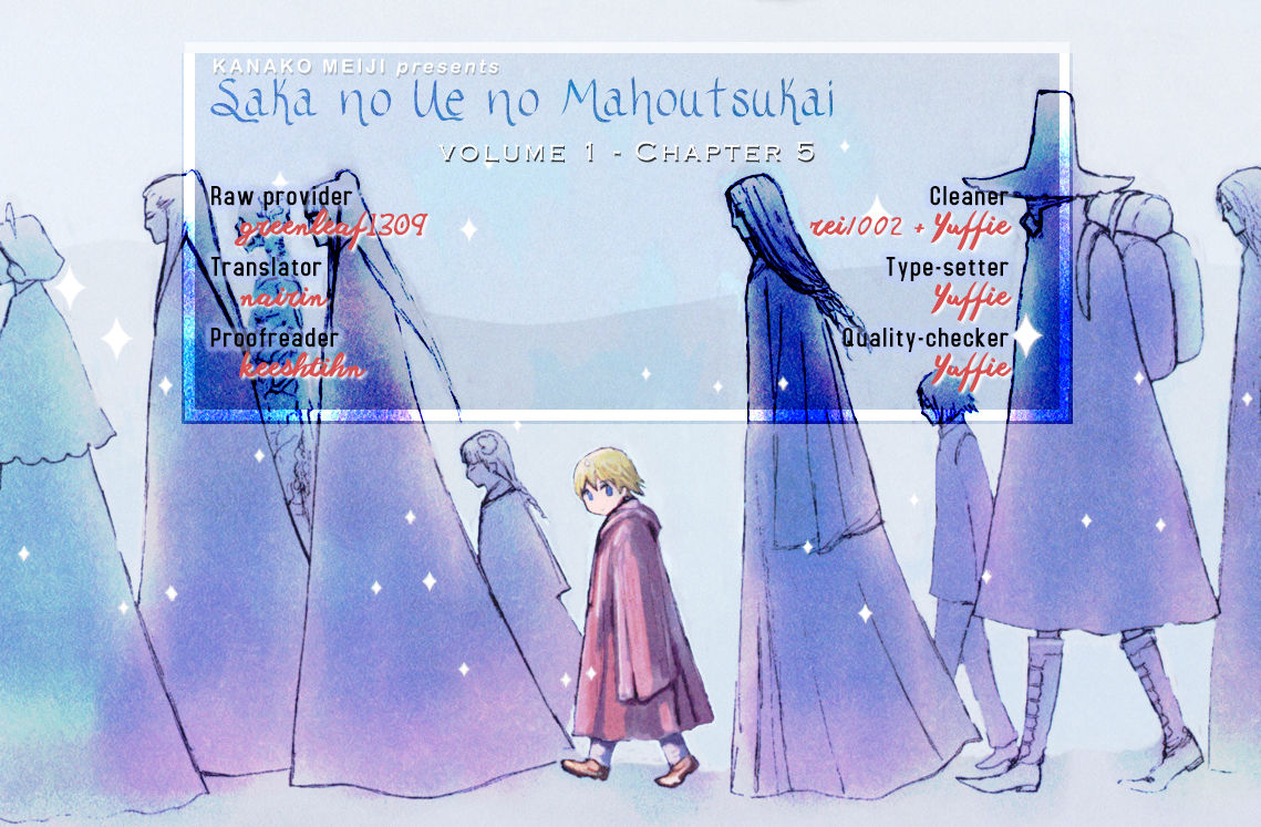 Saka no Ue no Mahoutsukai Chapter 5 page 1 - Chapter 5 : At The End Of The Journey