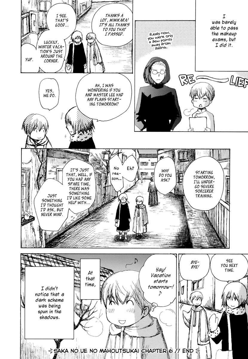 Saka no Ue no Mahoutsukai Chapter 6 page 26 - Chapter 6