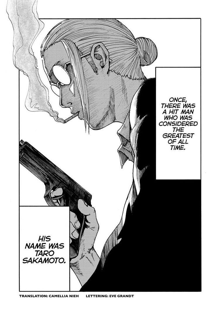 Sakamoto Days Chapter 1 page 4 - Chapter 1: The Legendary Hit Man