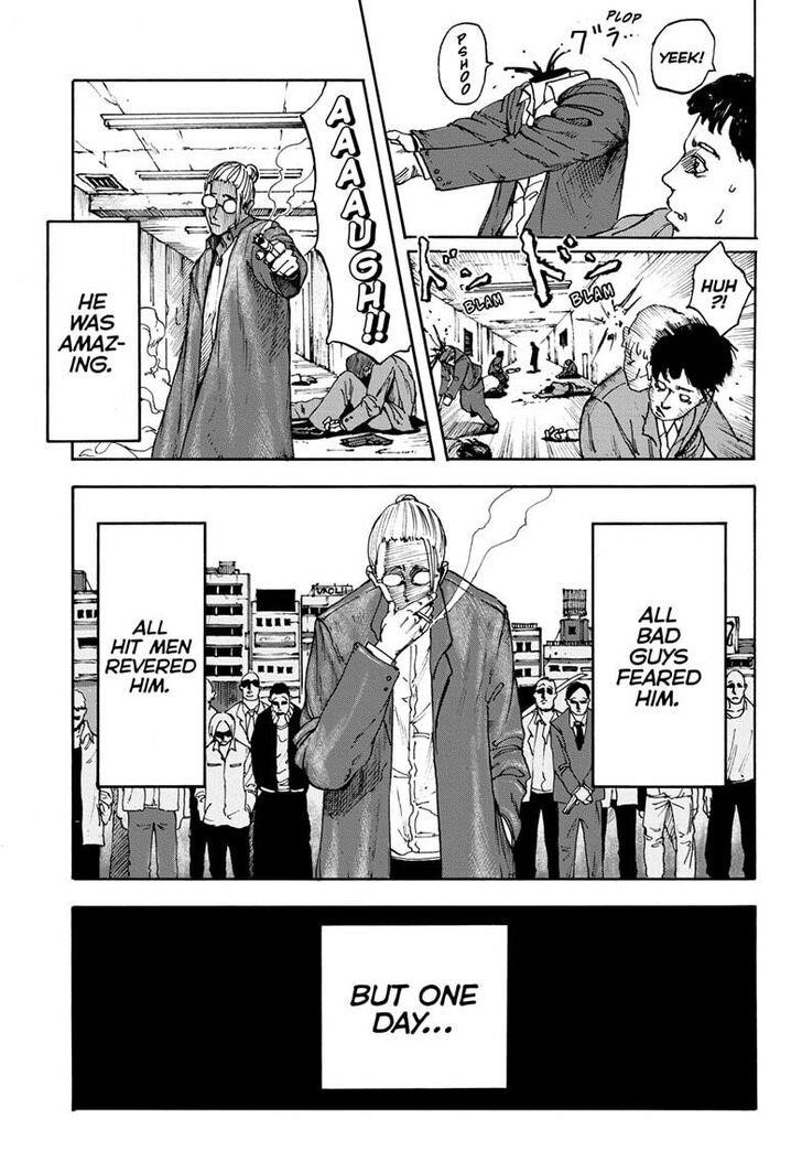 Sakamoto Days Chapter 1 page 6 - Chapter 1: The Legendary Hit Man