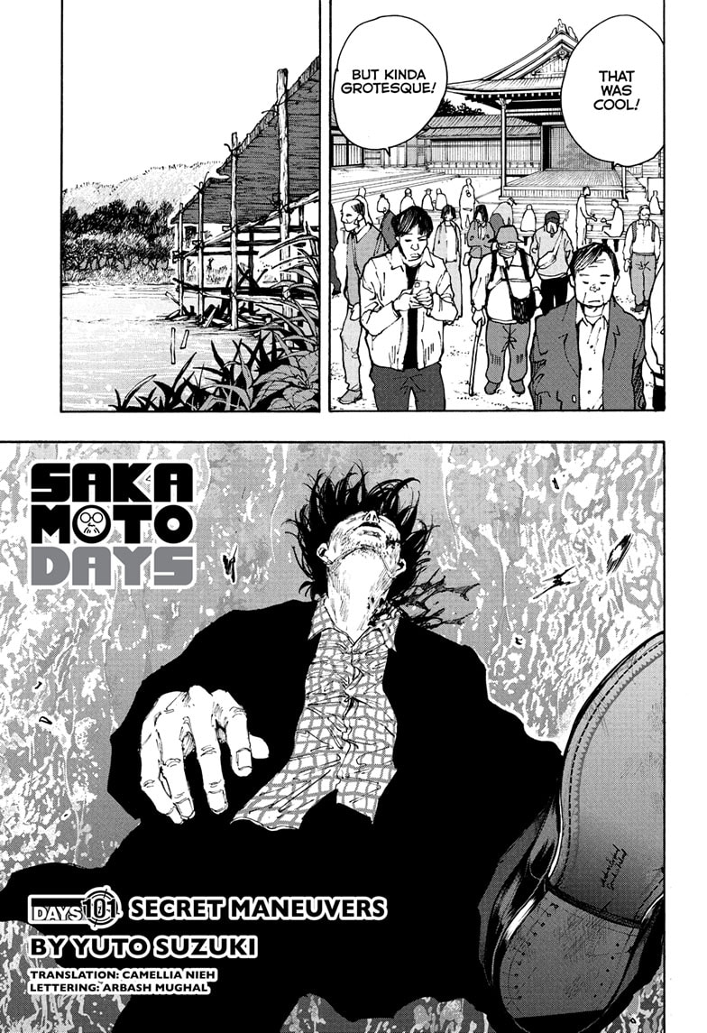 Sakamoto Days Chapter 101 page 1 - Chapter 101: Secret Maneuvers
