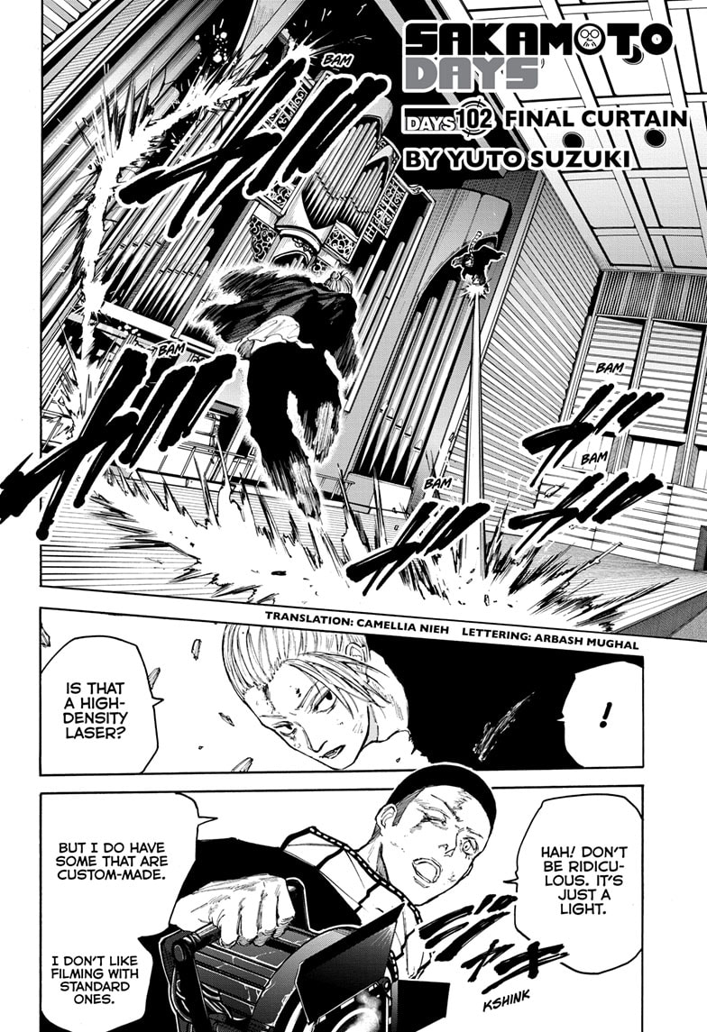 Sakamoto Days Chapter 102 page 2 - Chapter 102: Final Curtain