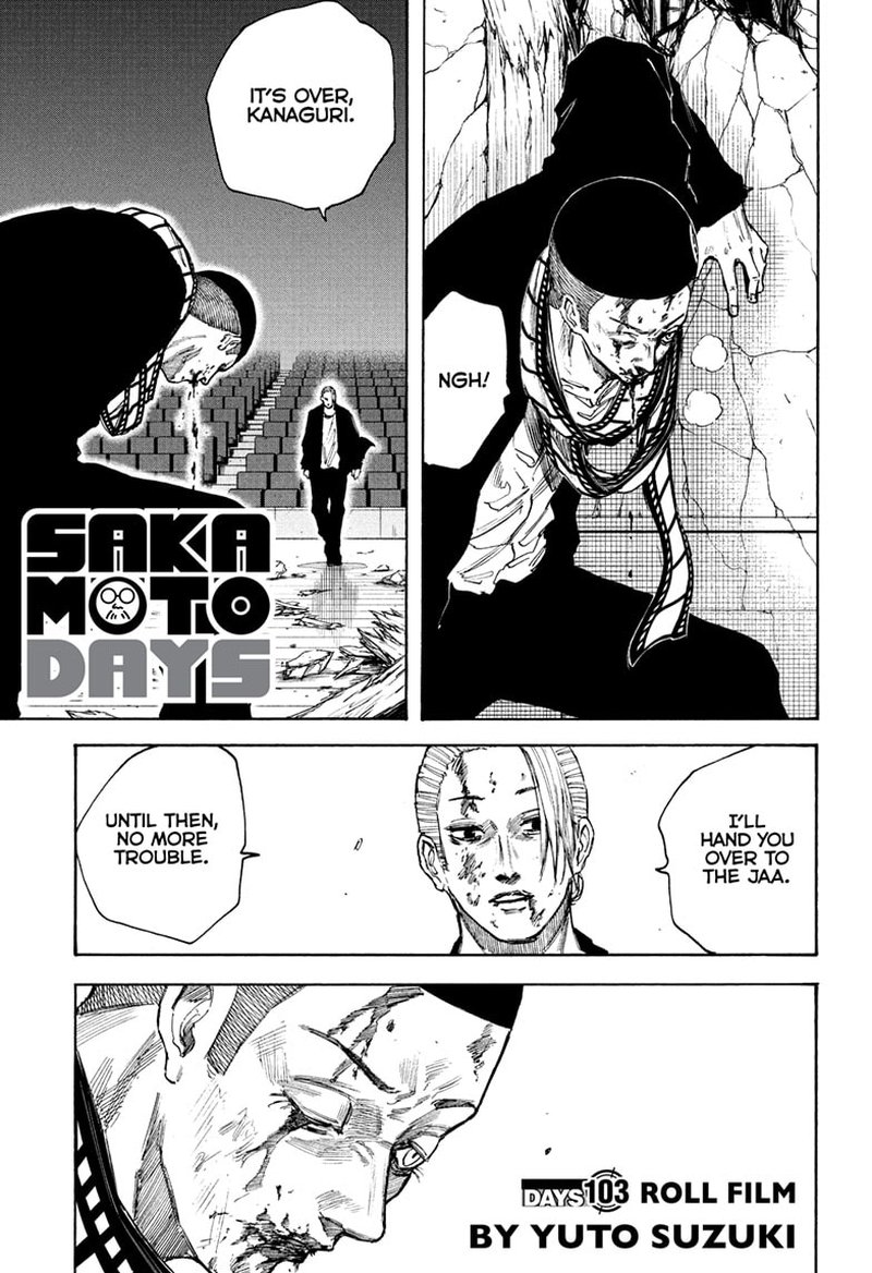 Sakamoto Days Chapter 103 page 1 - Chapter 103: Roll Film