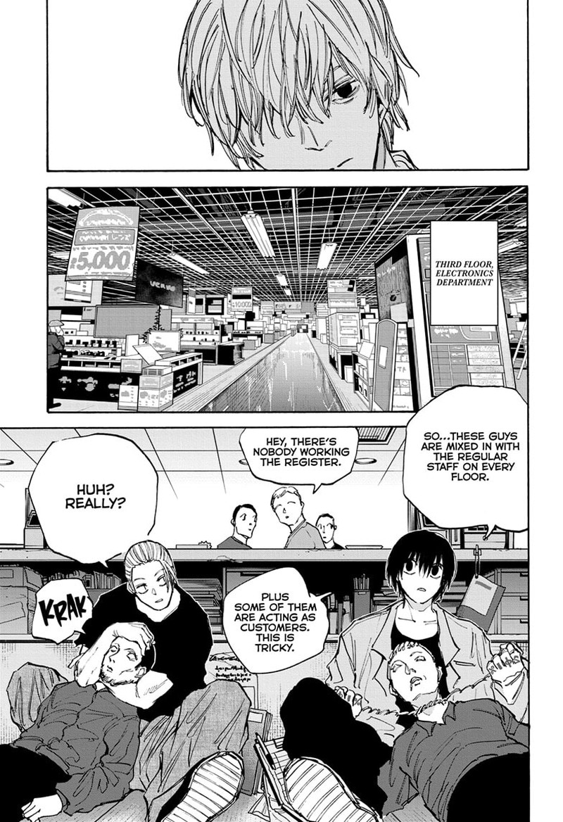 Sakamoto Days Chapter 108 page 17 - Chapter 108: Assassin Department Store