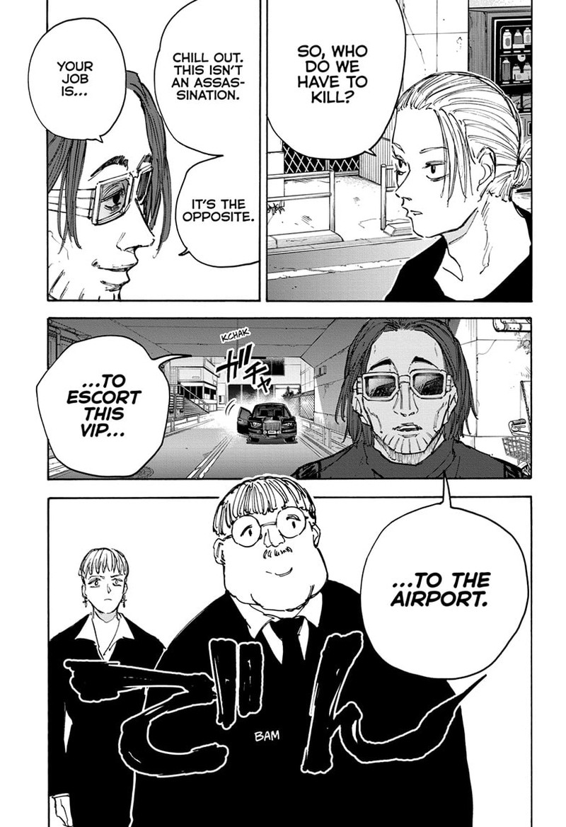 Sakamoto Days Chapter 111 page 9 - Chapter 111: Bodyguard Assignment