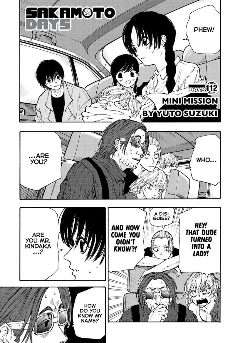 Sakamoto Days Chapter 112 page 1 - Chapter 112: Mini Mission