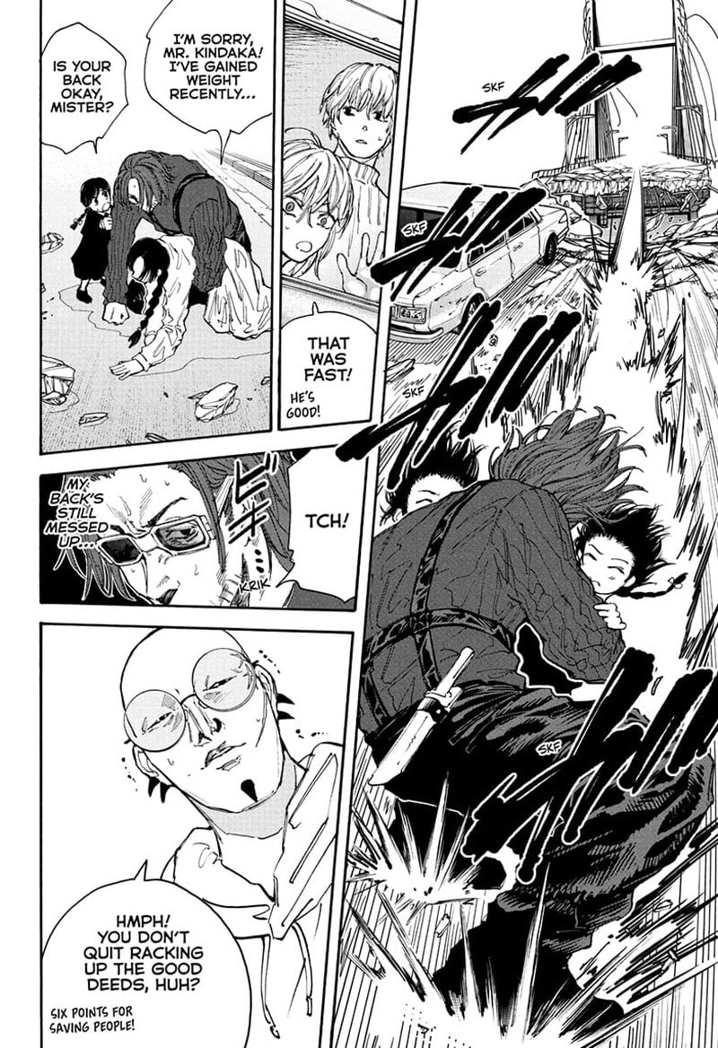 Sakamoto Days Chapter 115 page 12 - Chapter 115: The Good-Deed Collector