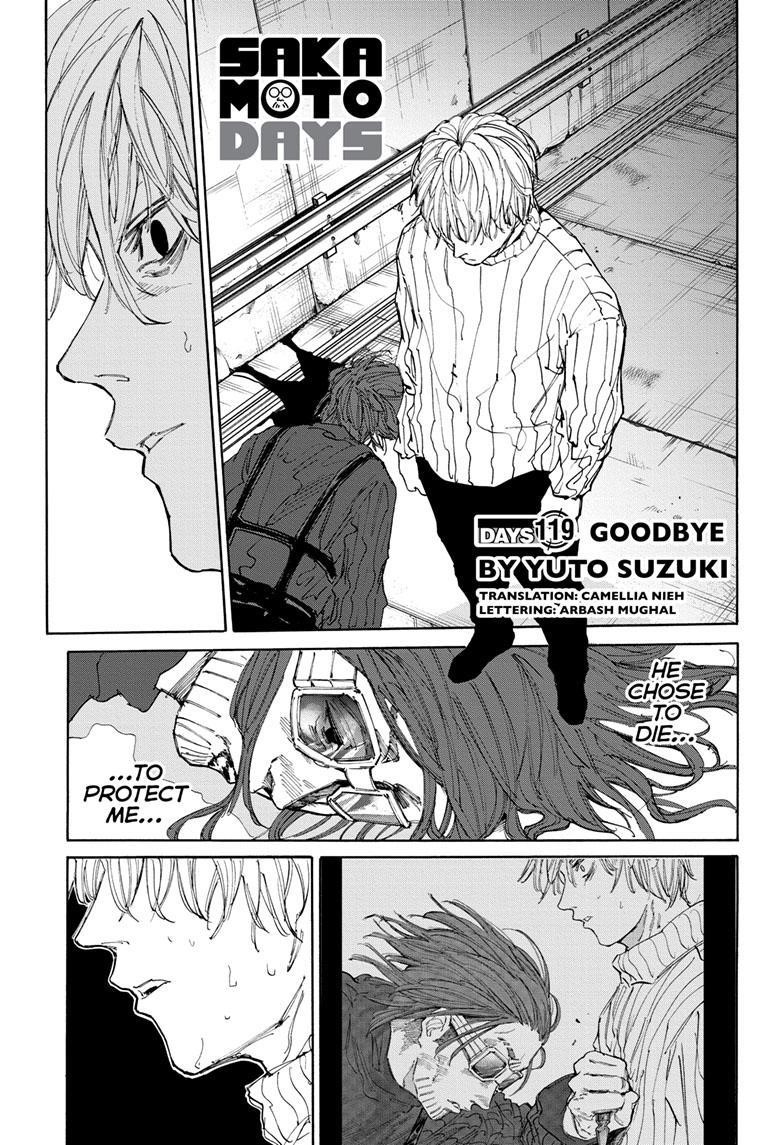 Sakamoto Days Chapter 119 page 1 - Chapter 119: Goodbye