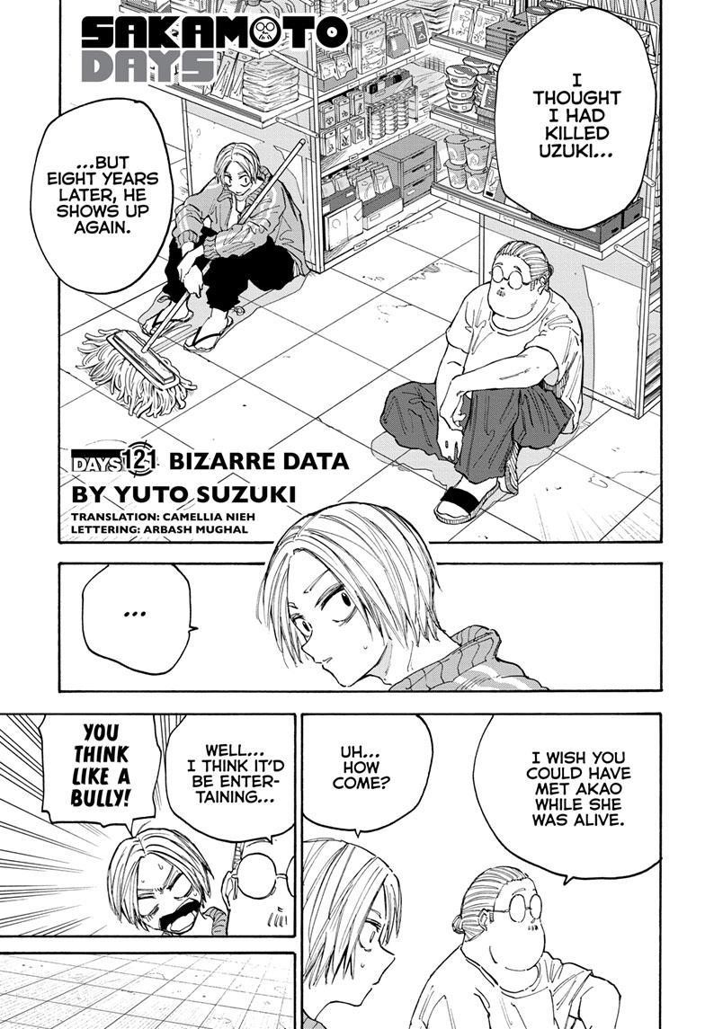 Sakamoto Days Chapter 121 page 1 - Chapter 121: Bizarre Data