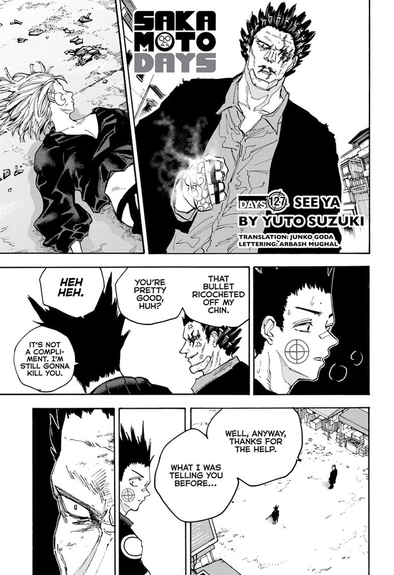Sakamoto Days Chapter 127 page 1 - Chapter 127: See Ya