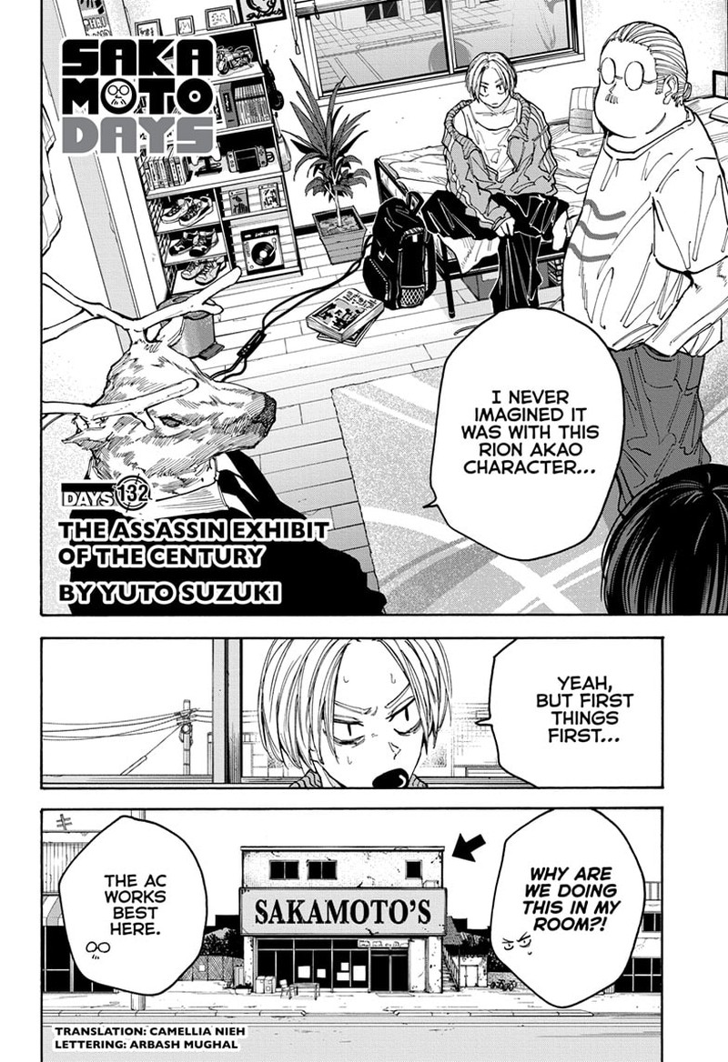 Sakamoto Days Chapter 132 page 2 - Chapter 132: The Assassin Exhibit of the Century