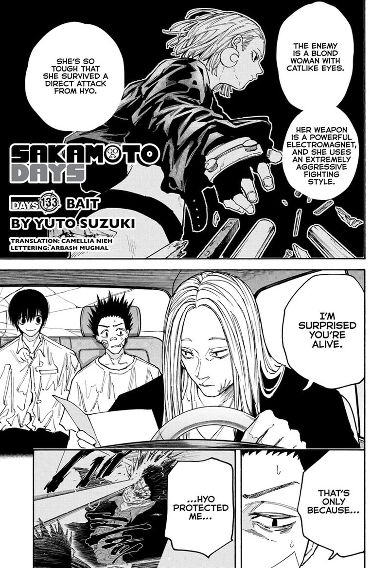 Sakamoto Days Chapter 133 page 1 - Chapter 133: Bait