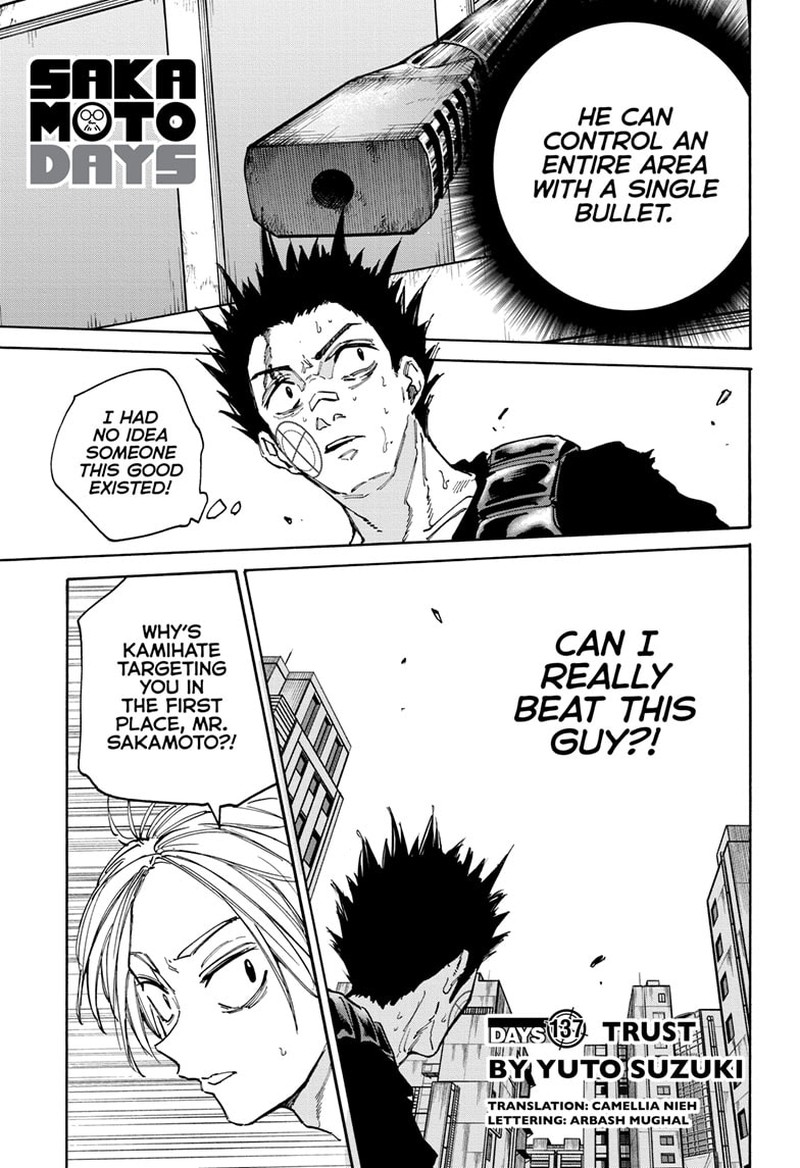 Sakamoto Days Chapter 137 page 1 - Chapter 137: Trust