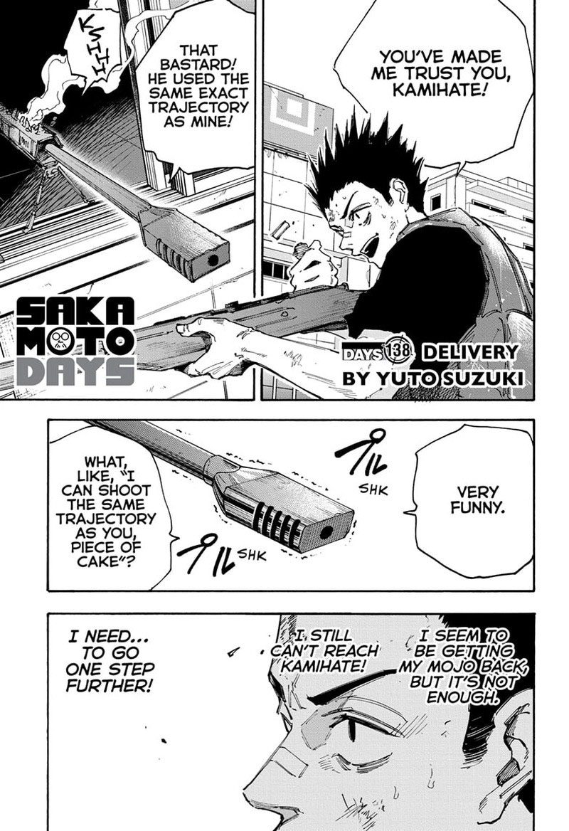 Sakamoto Days Chapter 138 page 1 - Chapter 138: Delivery