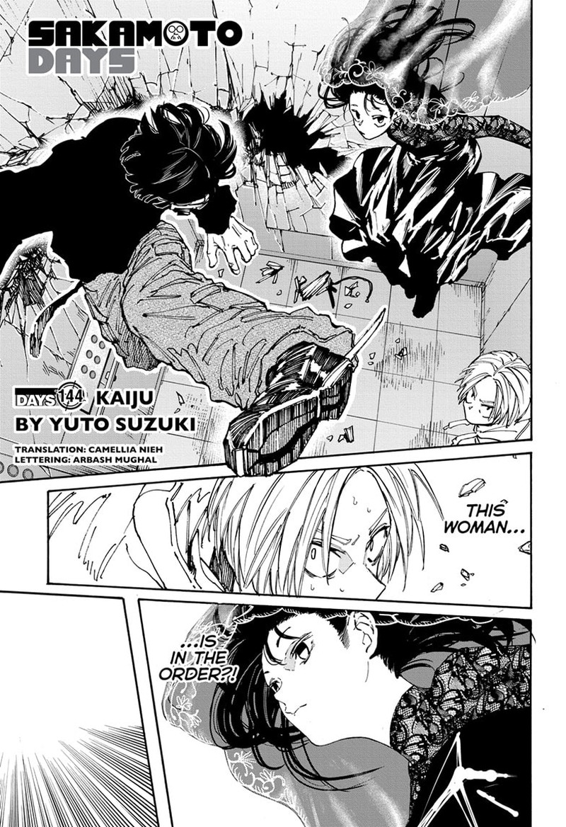 Sakamoto Days Chapter 144 page 1 - Chapter 144: Kaiju