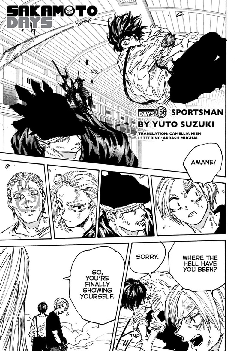 Sakamoto Days Chapter 156 page 1 - Chapter 156: Sportsman