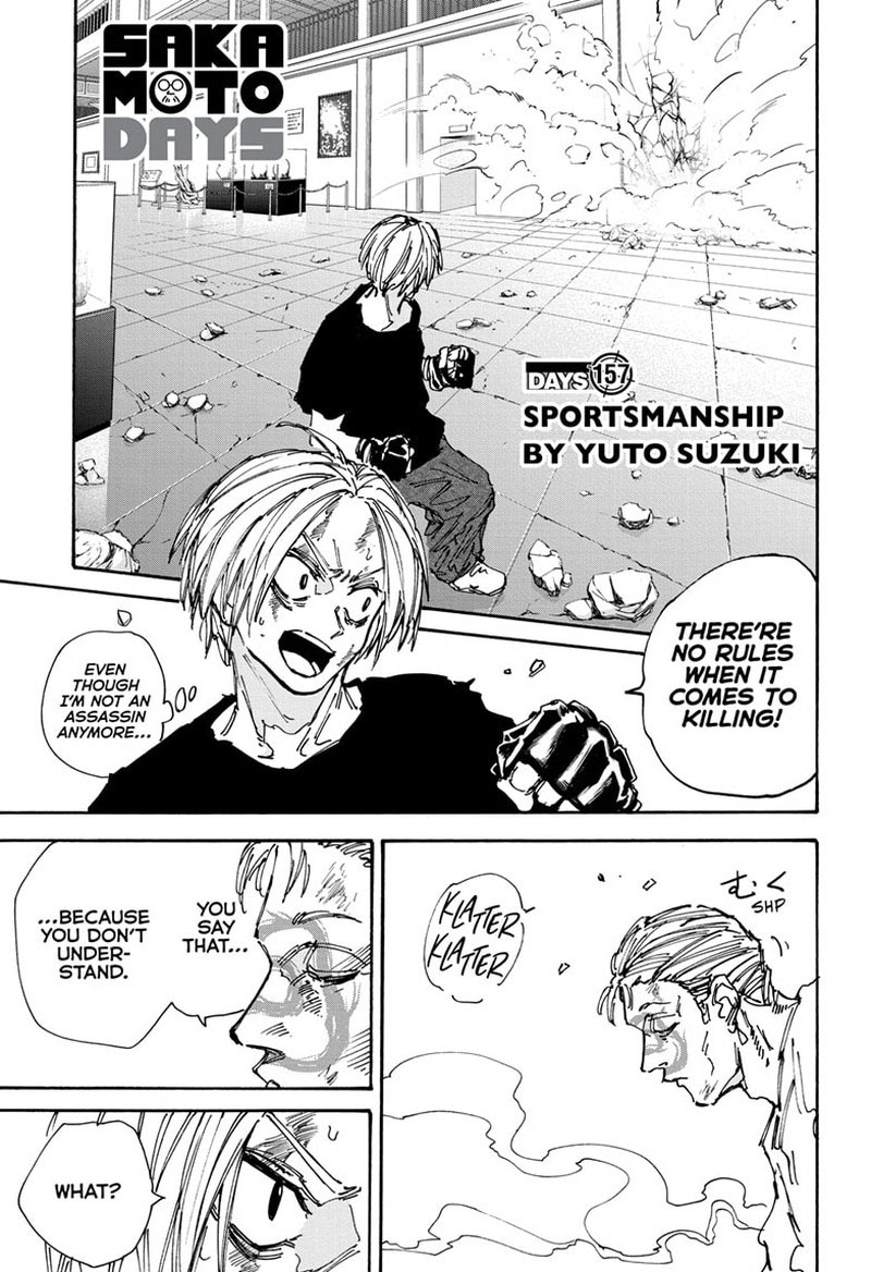 Sakamoto Days Chapter 157 page 1 - Chapter 157: Sportsmanship