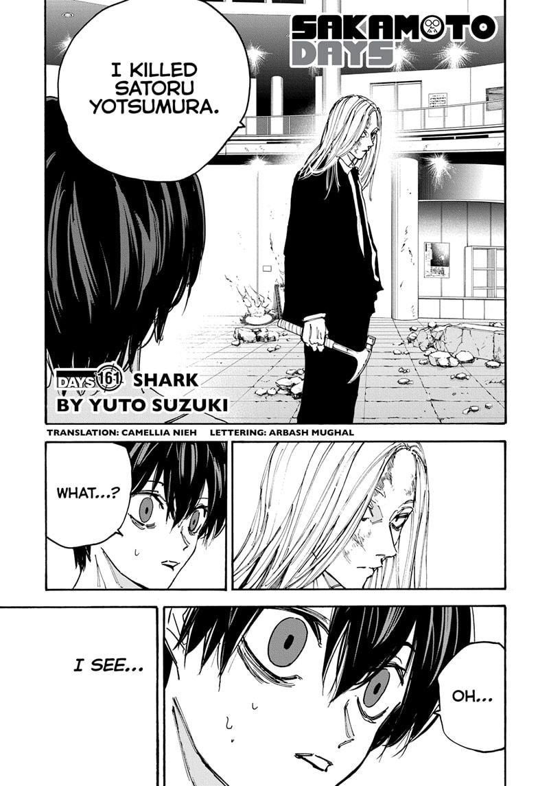 Sakamoto Days Chapter 161 page 1 - Chapter 161: Shark