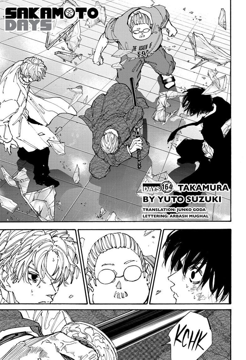 Sakamoto Days Chapter 164 page 1 - Chapter 164: Takamura