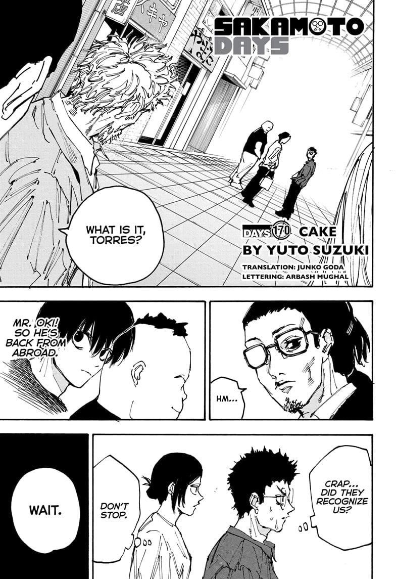 Sakamoto Days Chapter 170 page 1 - Chapter 170: Cake