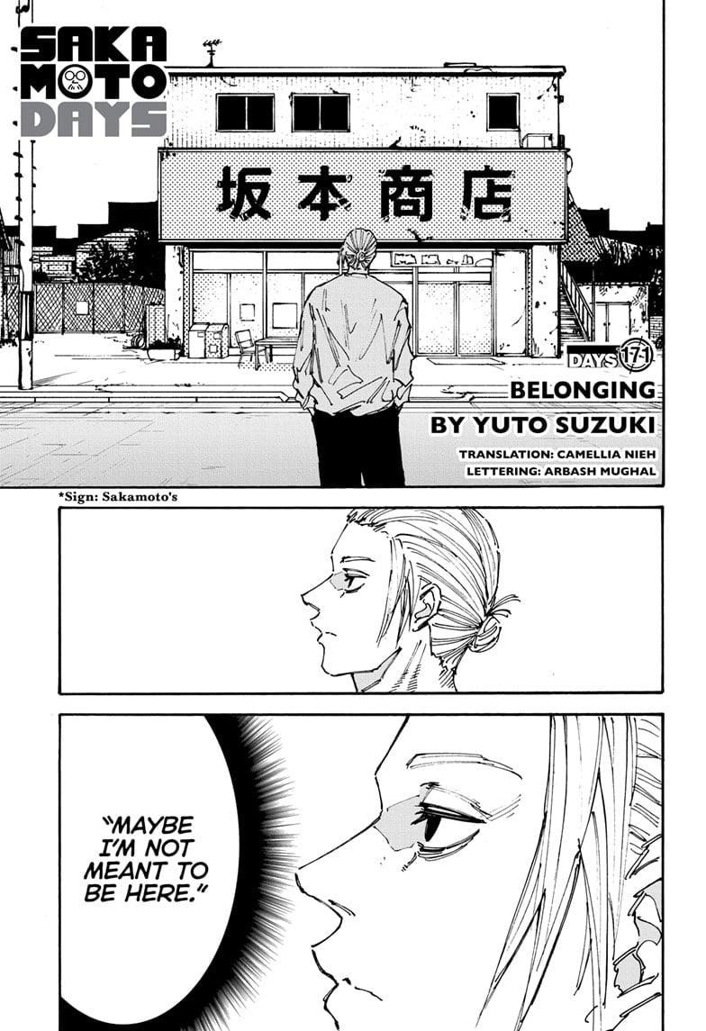 Sakamoto Days Chapter 171 page 1 - Chapter 171: Belonging