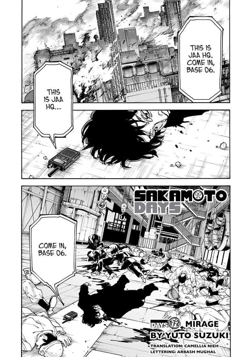 Sakamoto Days Chapter 172 page 1 - Chapter 172: Mirage
