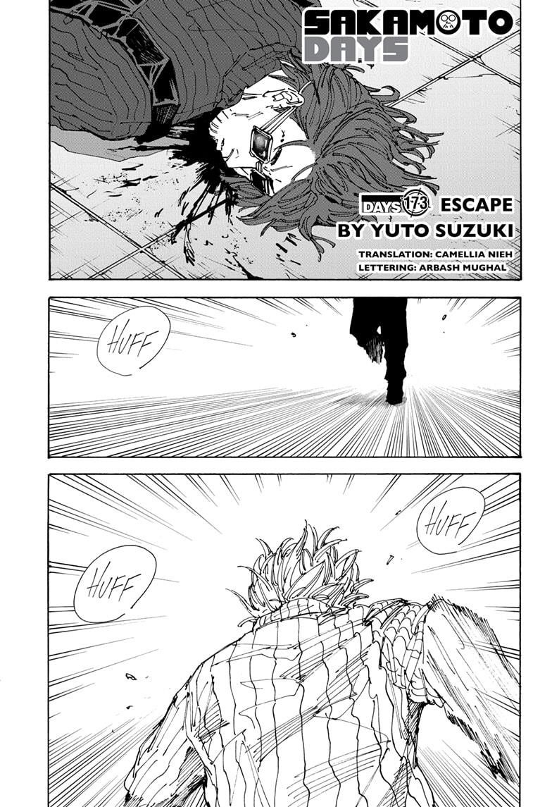 Sakamoto Days Chapter 173 page 1 - Chapter 173: Escape